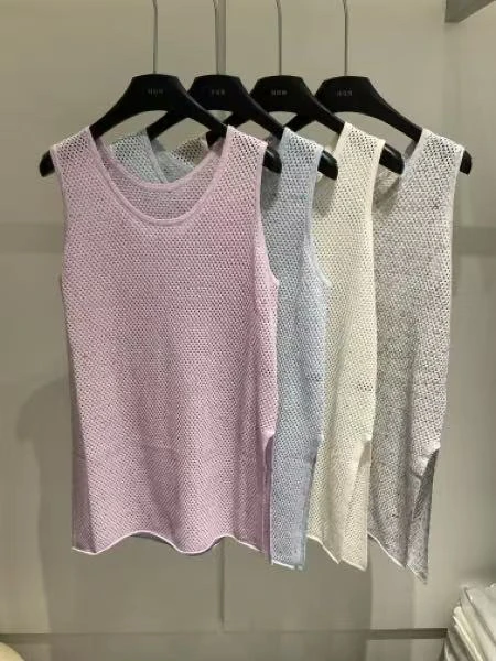 镂空休闲无袖背心
