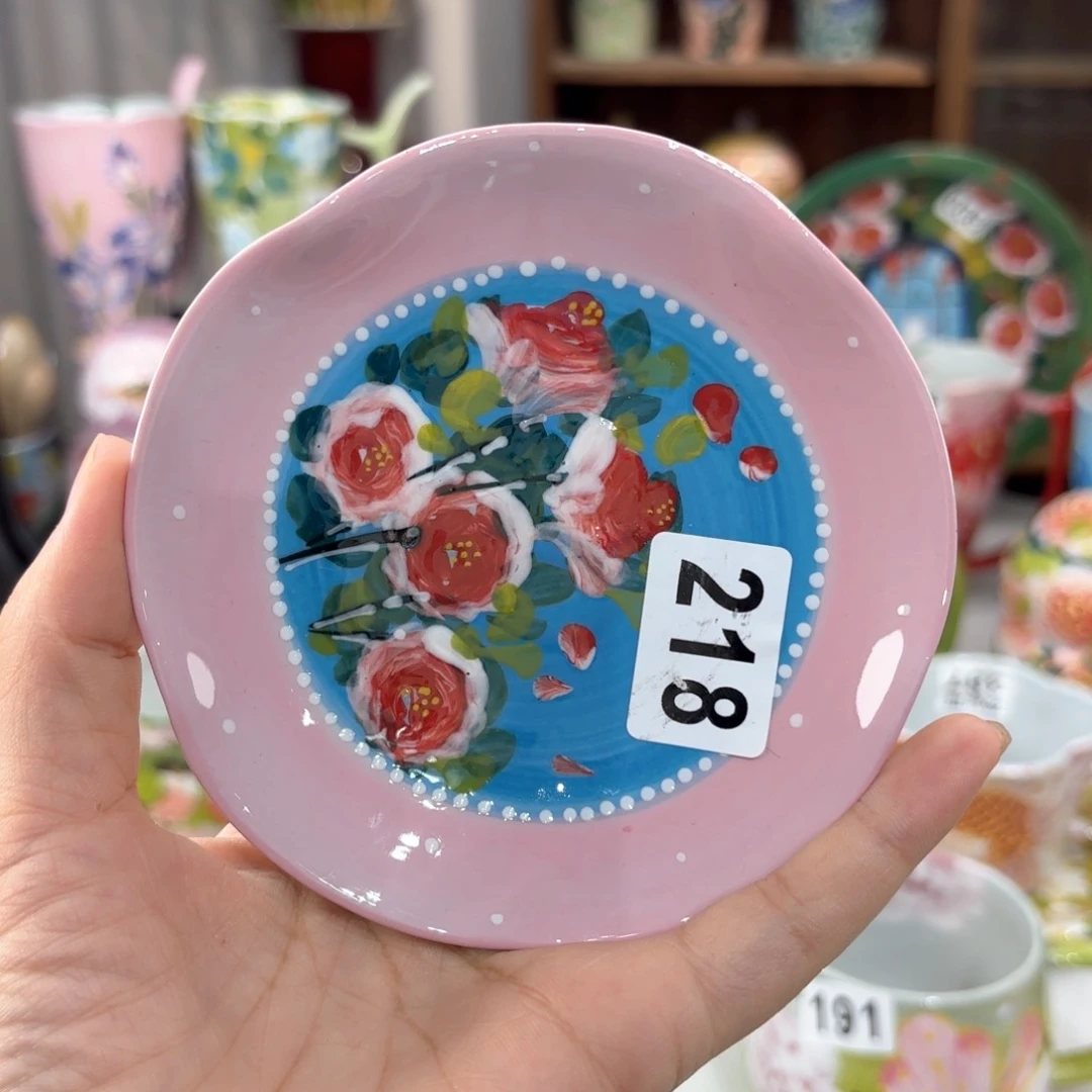 景德镇手绘高温釉下彩陶瓷茶具