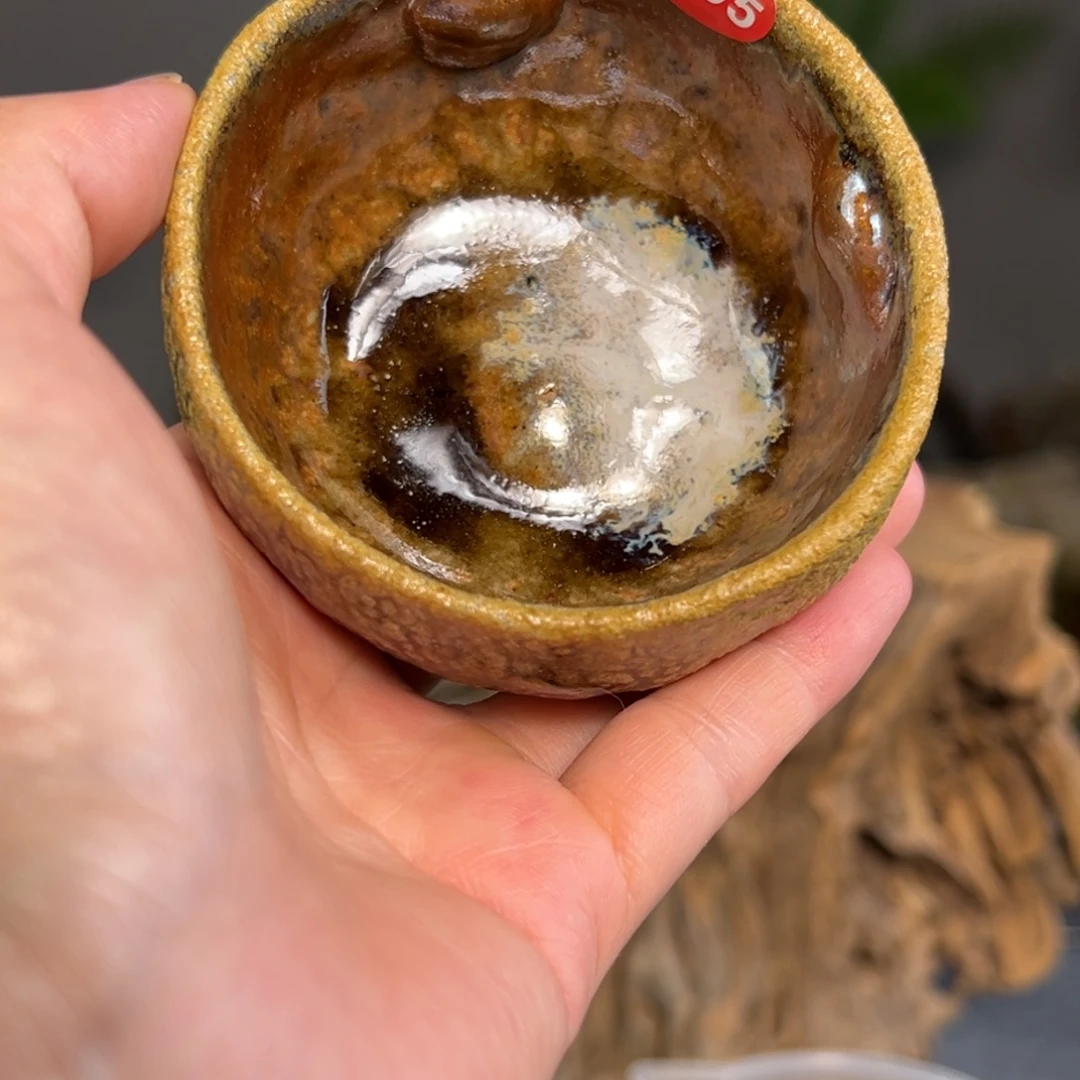 305柴烧手捏主人杯郝老师