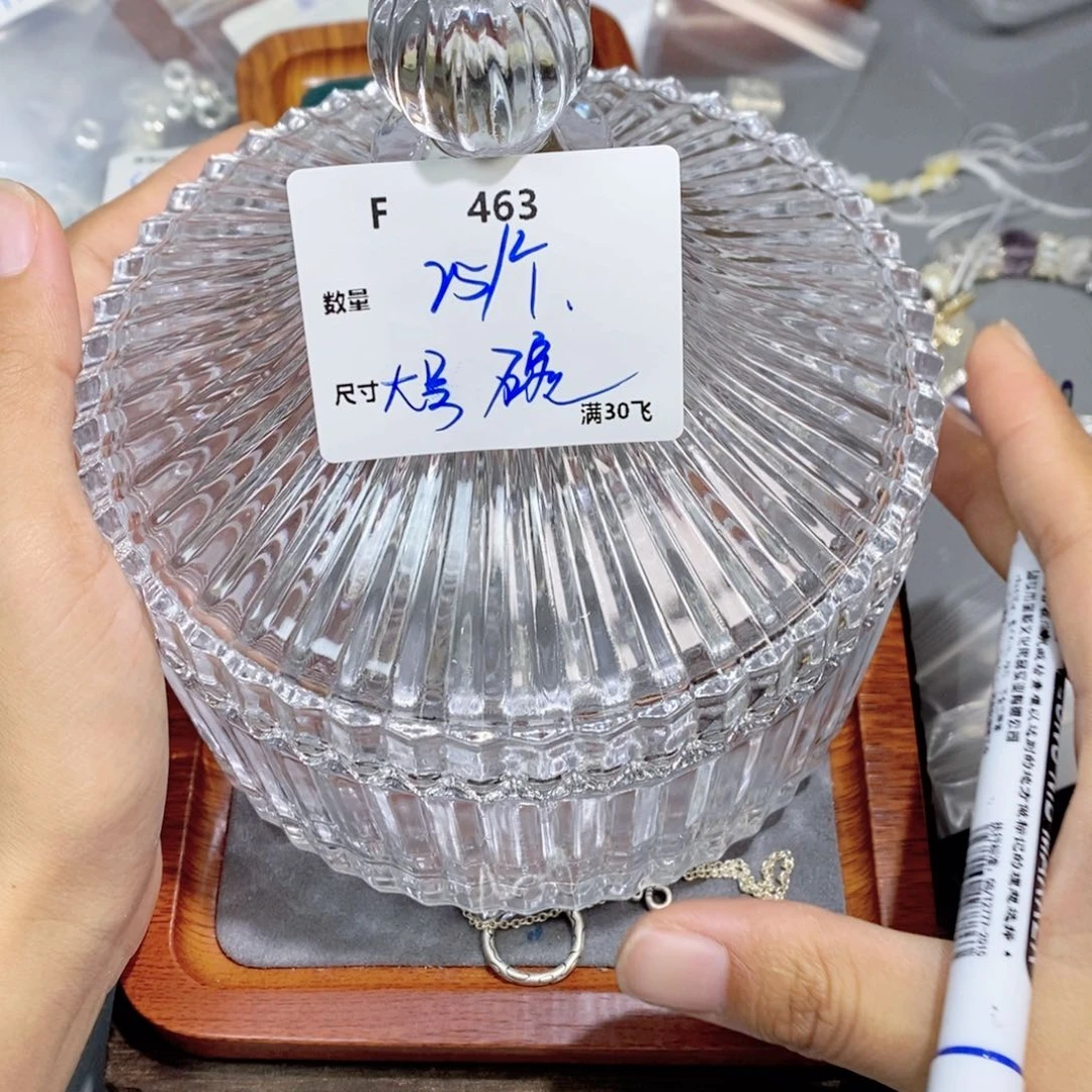 银S925镶嵌颈饰水晶F463