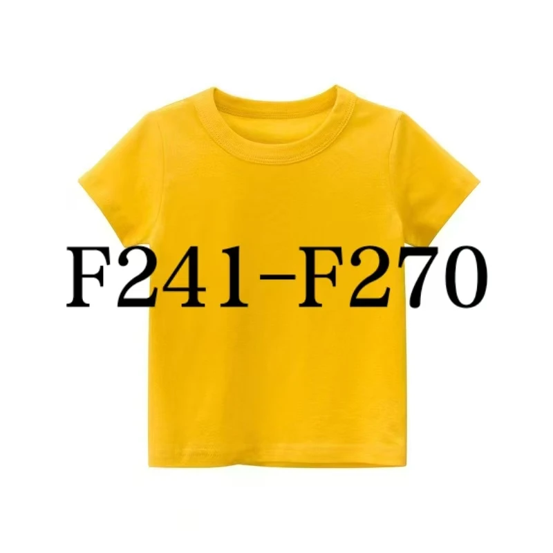 （F241-F270)   预  {001专属链接} 标品通用   儿童园服T恤