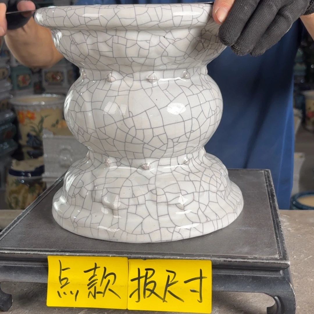 一风堂石湾花盆 面23高23