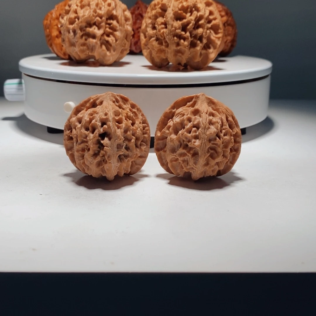 文玩核桃吊坠  005号-逸捻橙皮苹果园-38尺寸