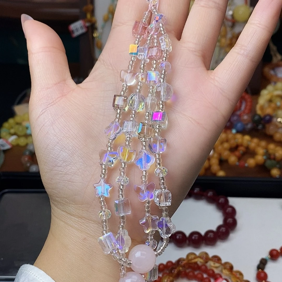 未镶嵌手链水晶多样性发一