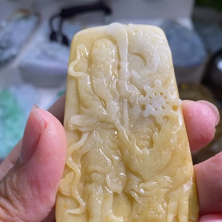 【闪购商品】颈饰未镶嵌翡翠关公