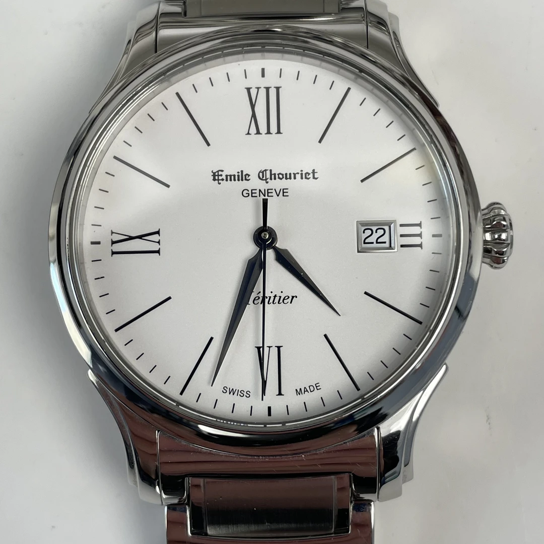 99新 EmileChouriet/艾米龙 传承系列/自动机械/精钢/40mm/全套