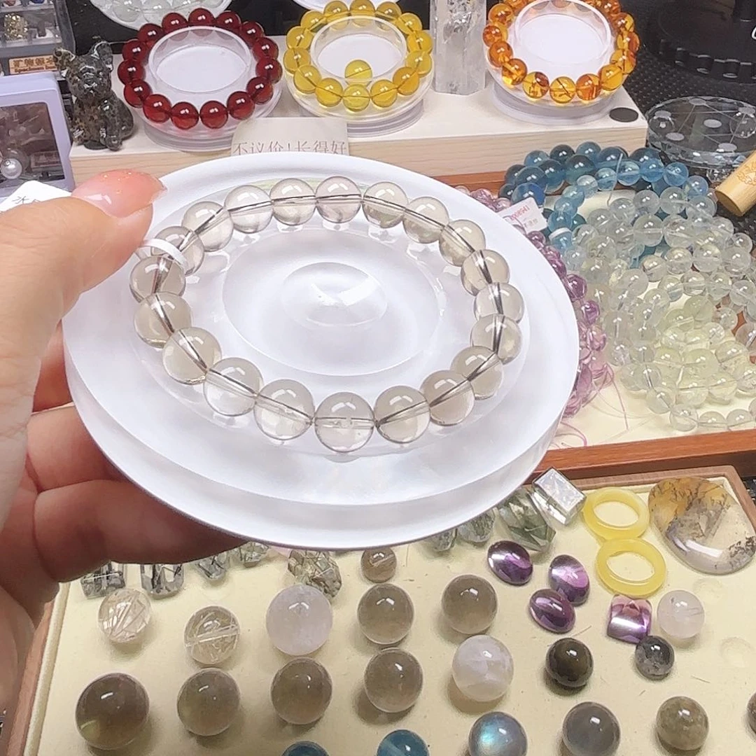 水晶手链未镶嵌茶晶10