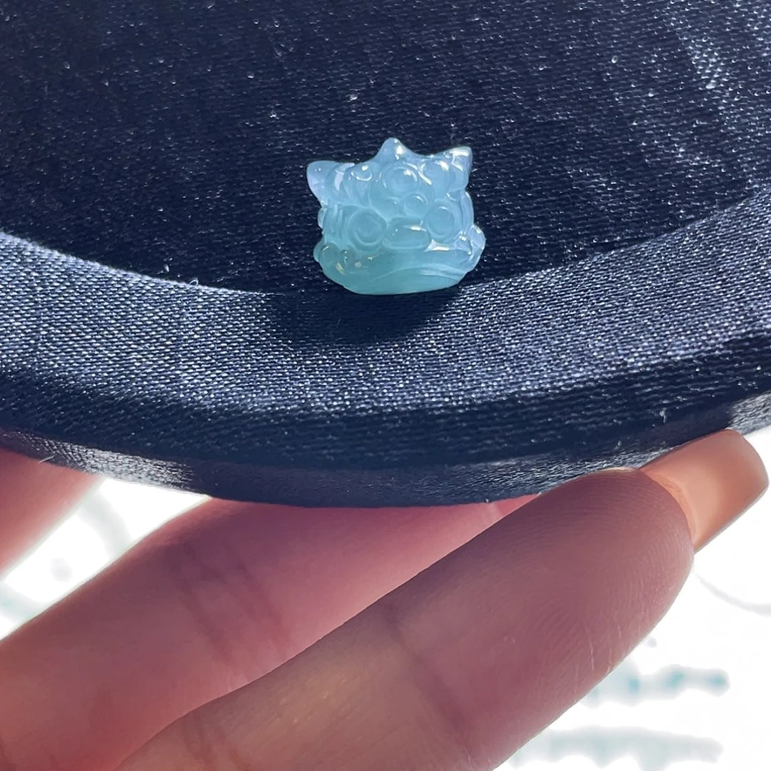 翡翠散珠10.4*9.4*9.8醒狮单个
