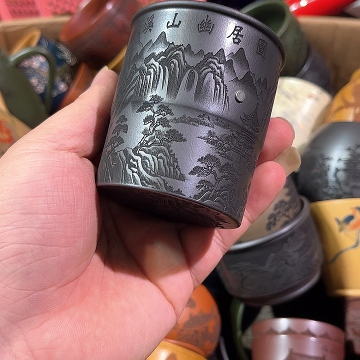 茶杯紫砂全手工紫砂主人杯