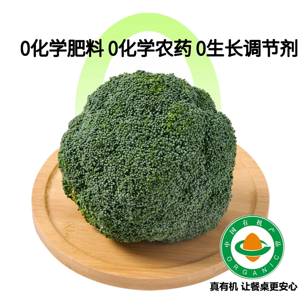 沃集鲜 有机西兰花 约300g/份
