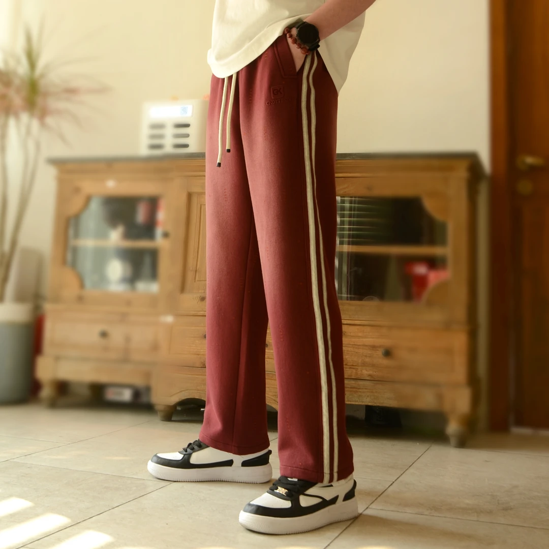 早春新款男款秋冬款休闲裤男裤子爆款爸爸潮款直筒裤春秋男士