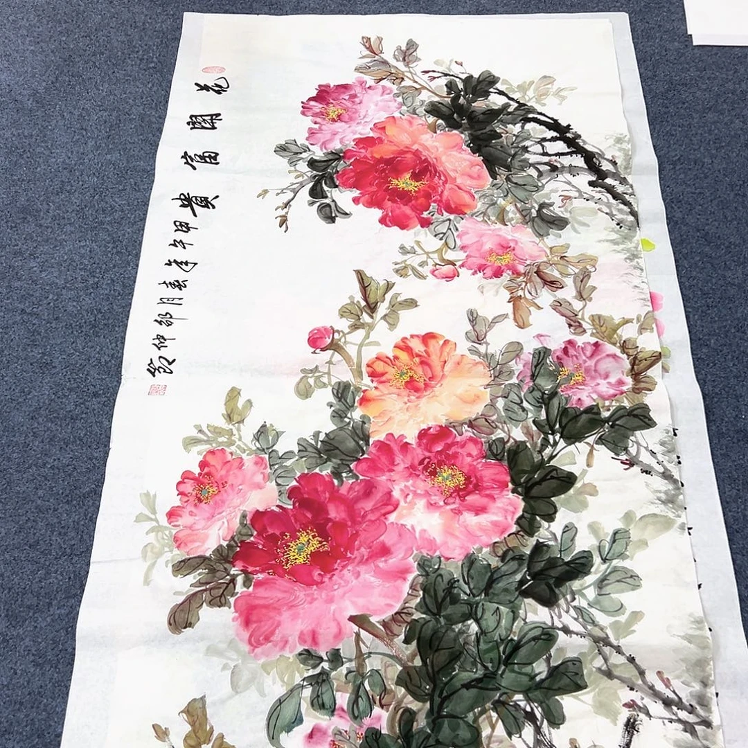 国画作品纯手绘制作品