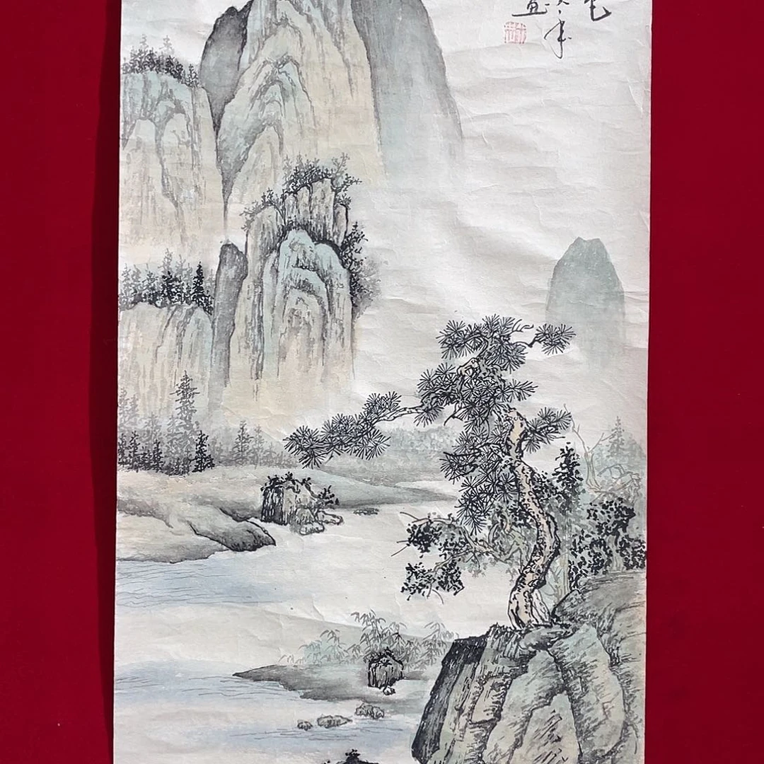 国画凌行志手绘作品