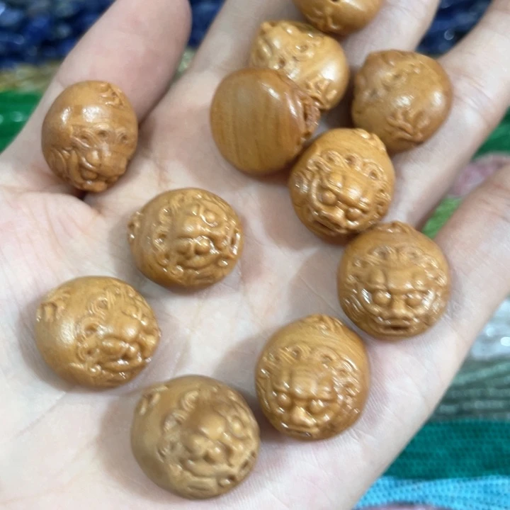 贝壳非金属2颗雕刻龙珠