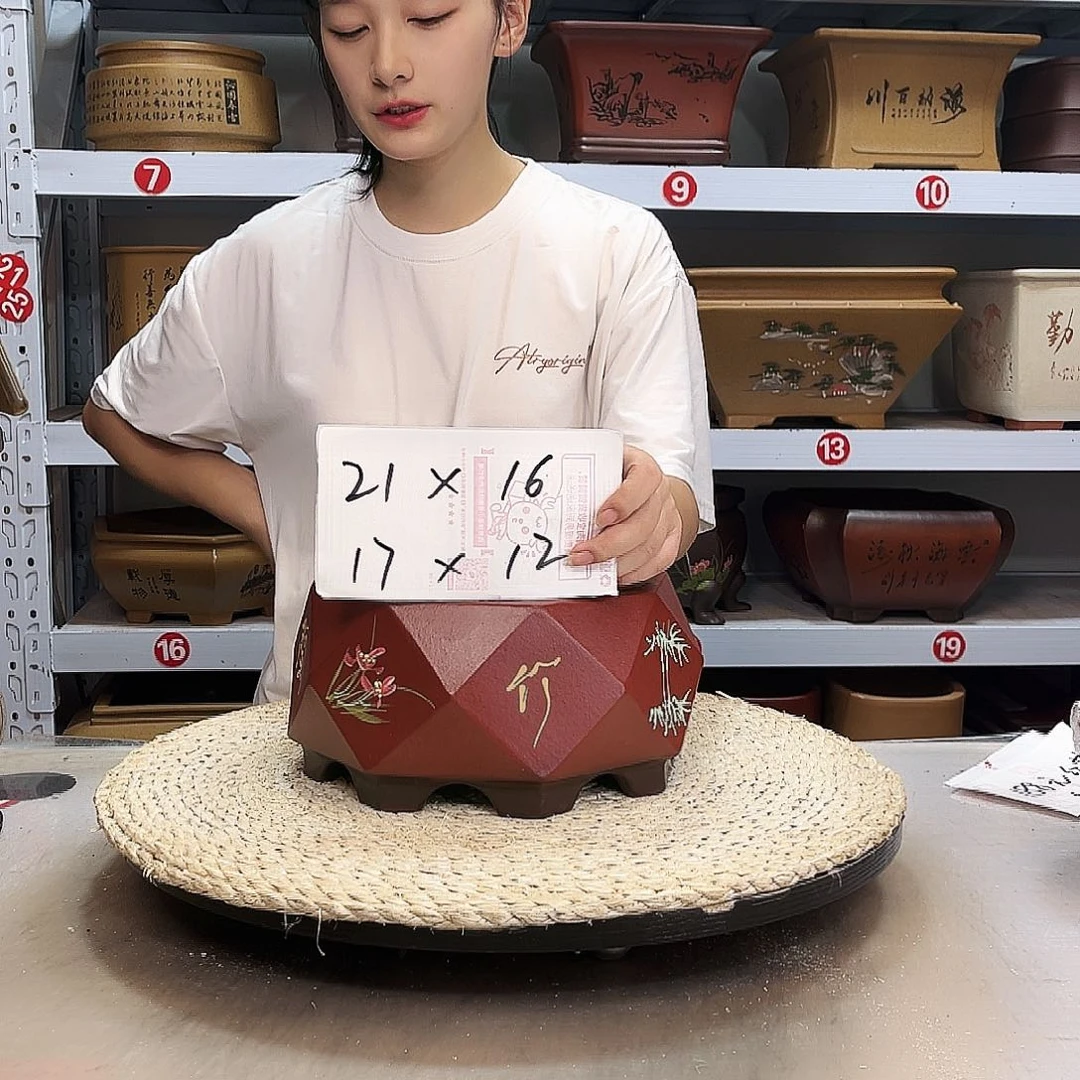 紫砂花盆紫砂花盆