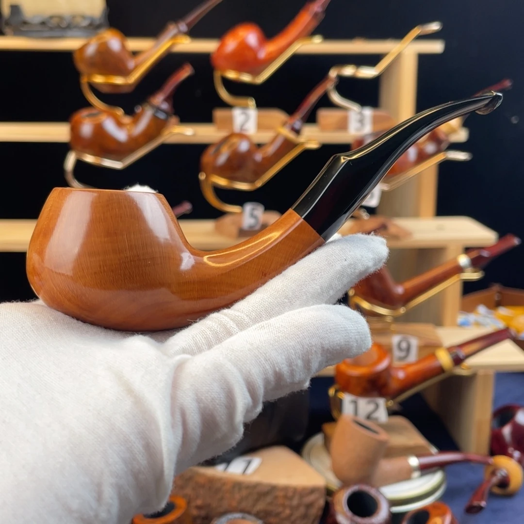 抱***8石楠木烟斗手工斗原光