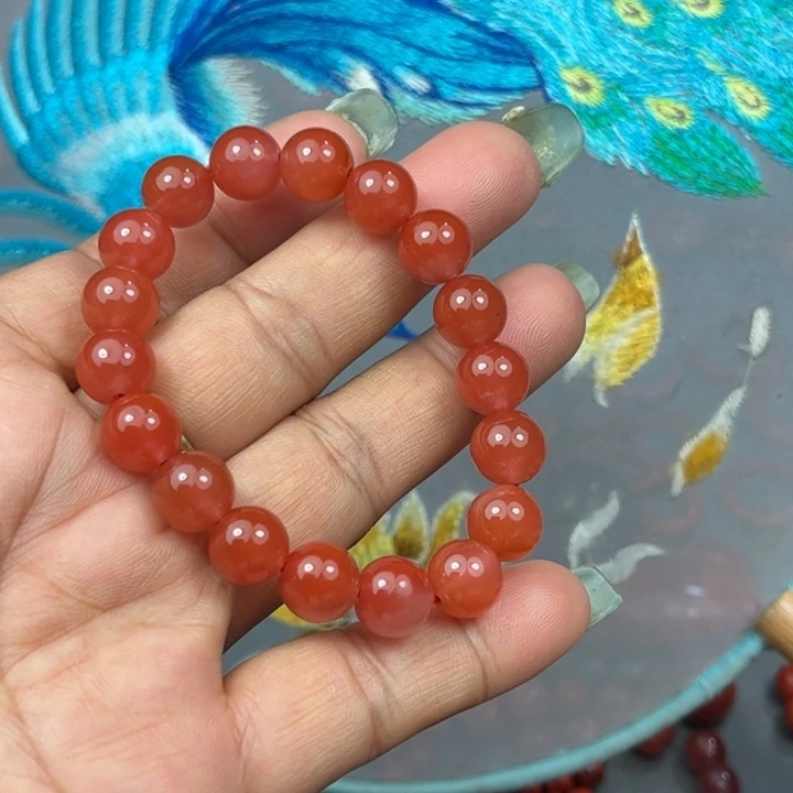 南红玛瑙手串未镶嵌南****ᯤ