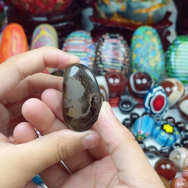 未镶嵌耳饰玛瑙/玉髓