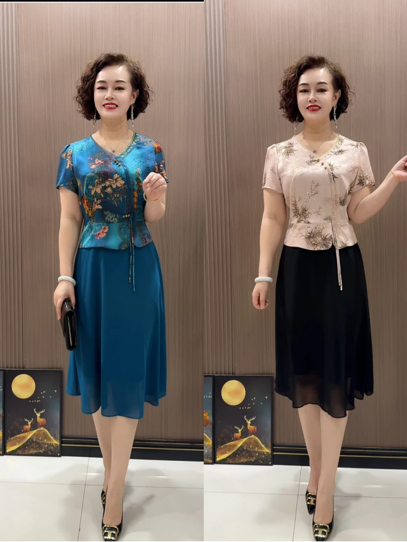 ZA631款时尚洋气减龄优雅夏季气质休闲连衣裙