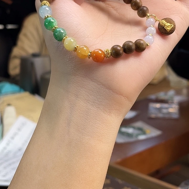 翡翠未镶嵌手链手串