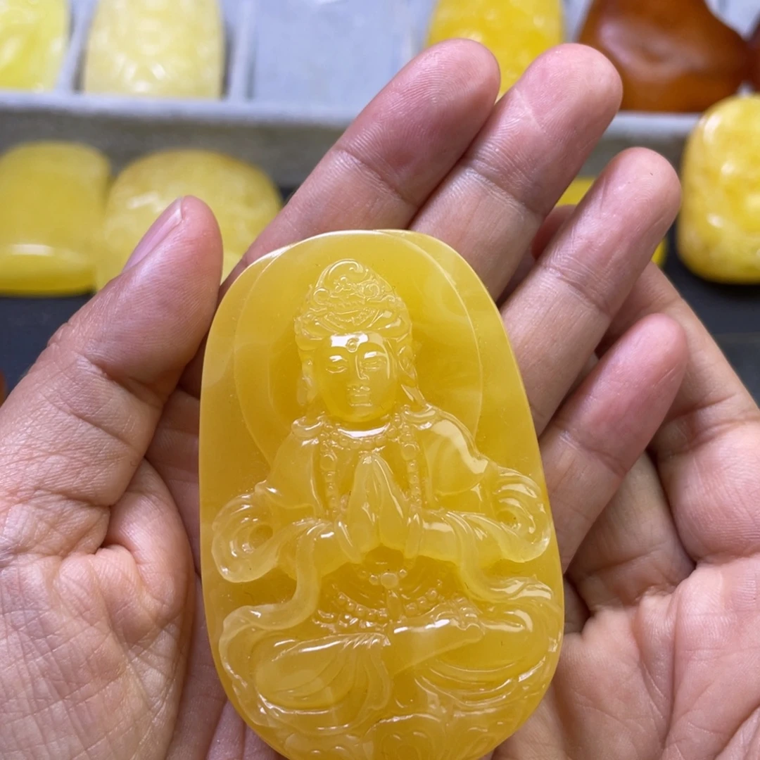 定制琥珀未镶嵌天然的琥珀蜜蜡