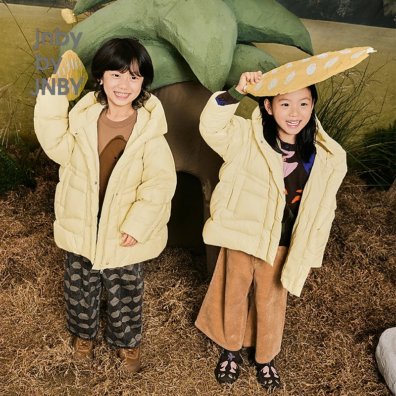 ［95白鹅绒］江南布衣童装连帽羽绒服24冬男女童1OAC11180