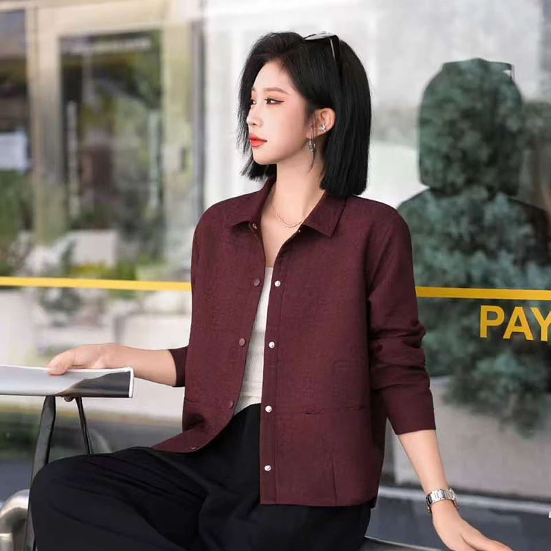 【香嘉怡新品】XJYE1396女士上衣女短款外套秋冬显瘦时尚百搭