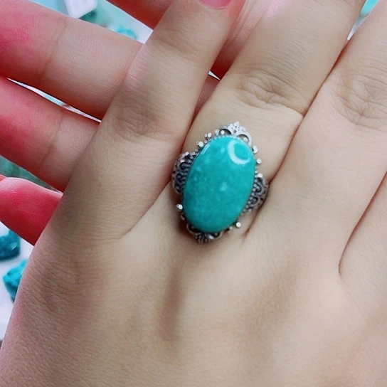 未镶嵌绿松石珠宝奇石