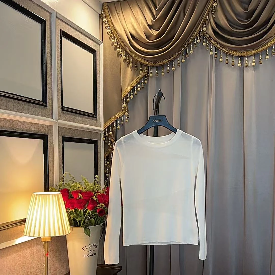 【长袖浮力】AY003 舒适百搭有弹力长袖针织衫