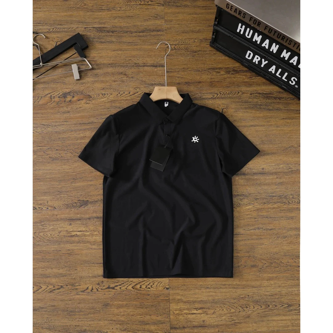 S奥莱撤柜石头夏季透气冰凉POLO衫冰丝速干无痕翻领短袖休闲男士