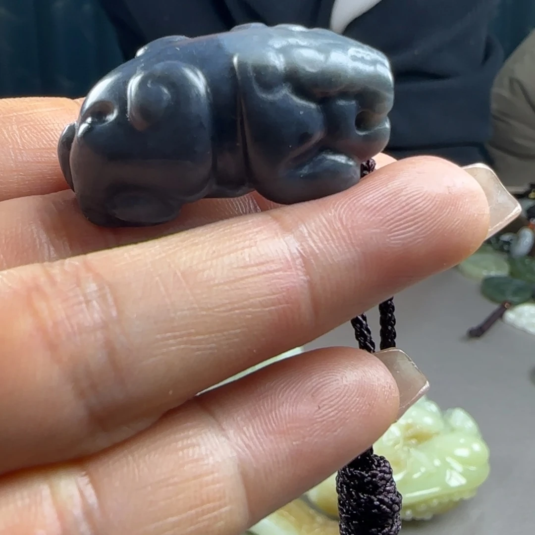 和田玉未镶嵌吊坠(不含链)