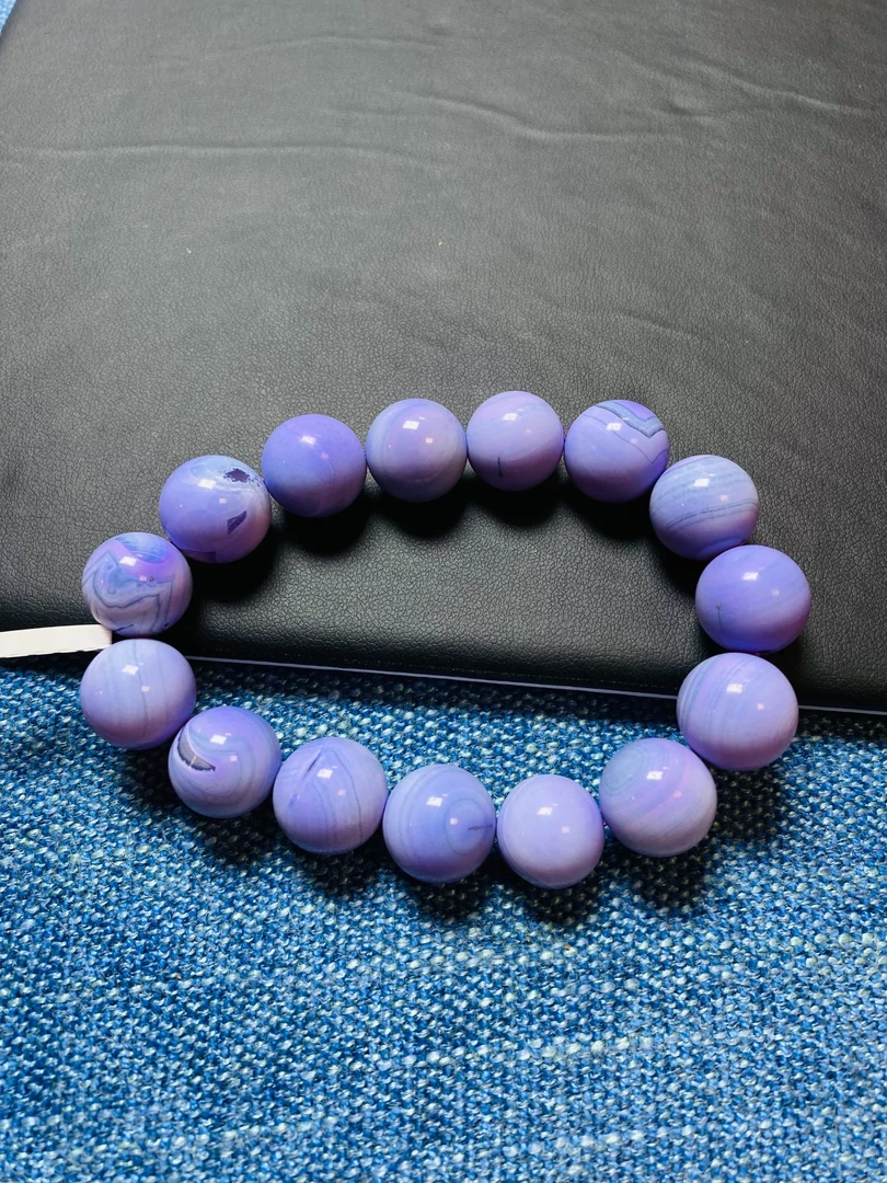 DMJ44紫色中卡手串