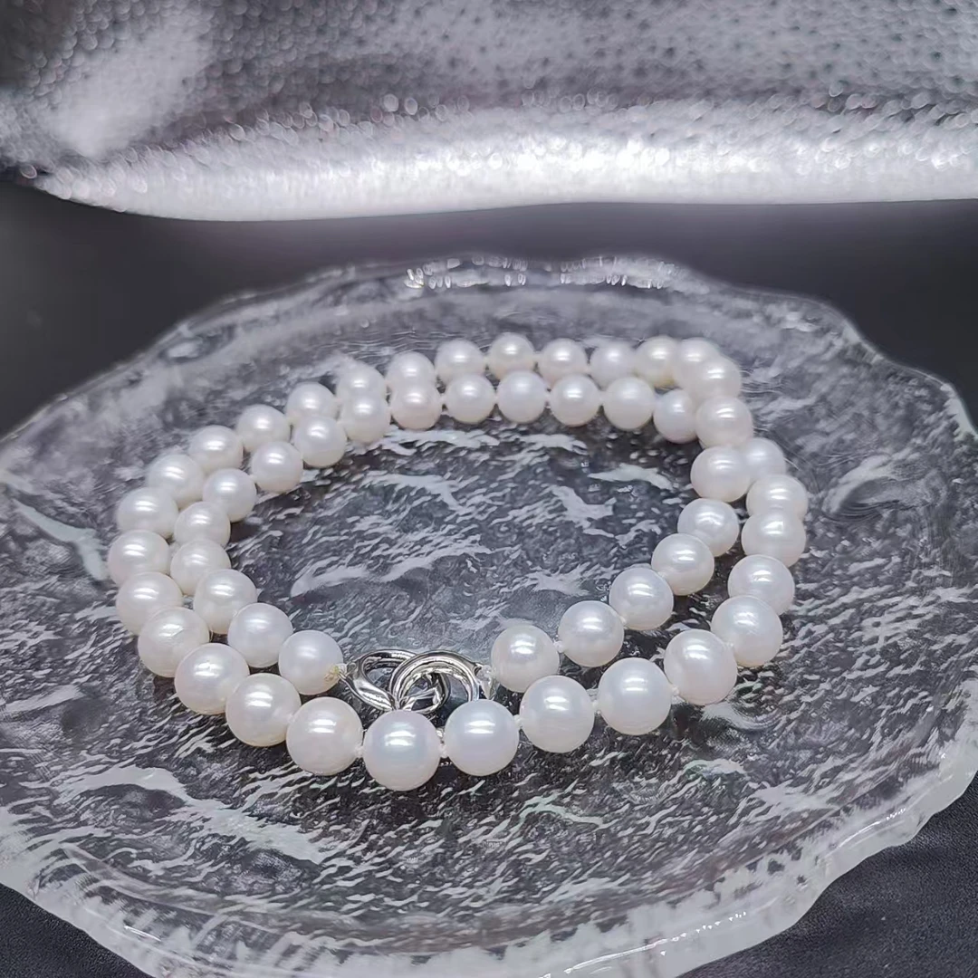 硕夏天然珍珠7-8mm项链多样性发其一A01