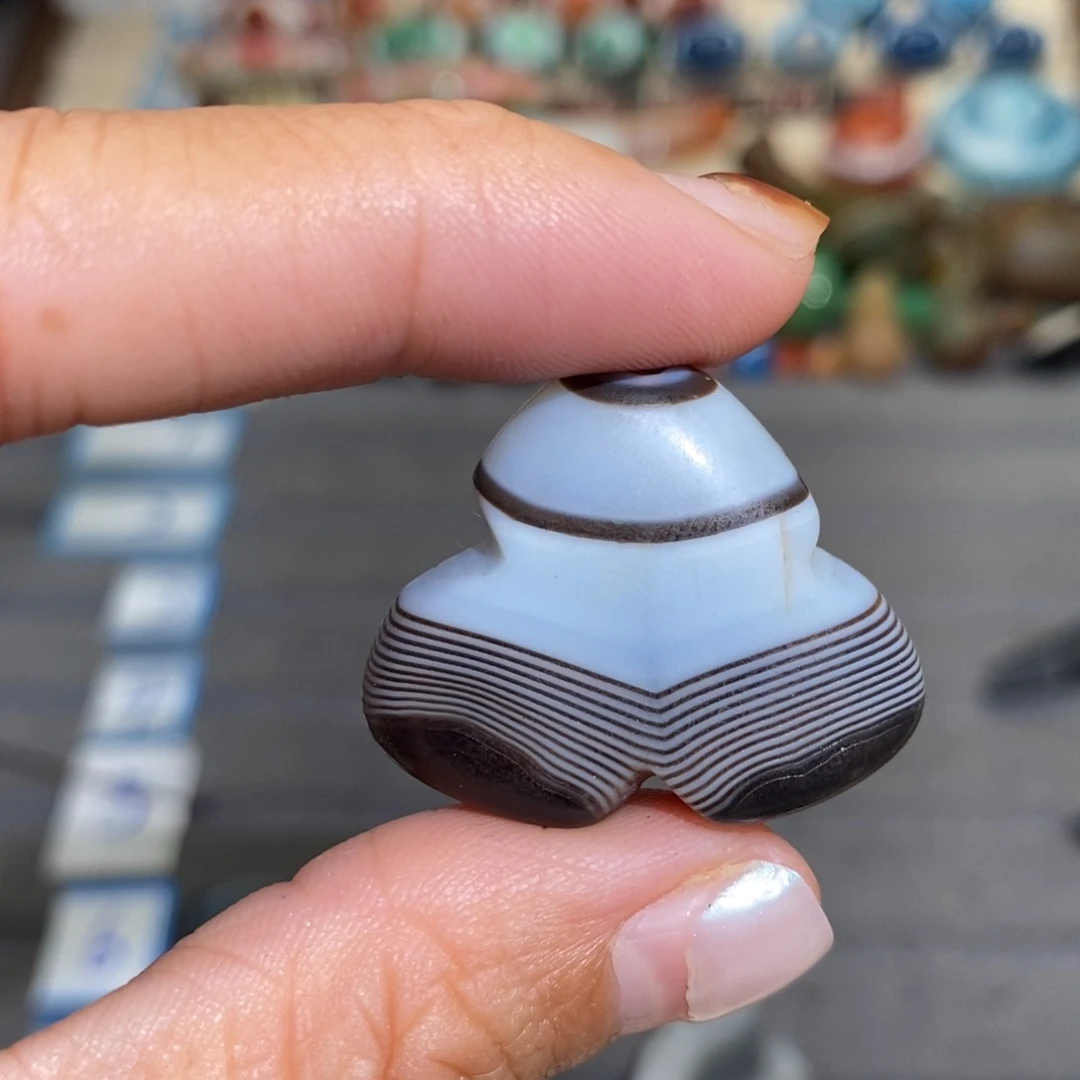 常***刷玛瑙/玉髓合金手链