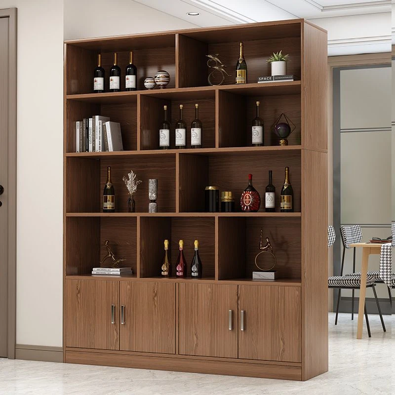 酒柜展示柜家用客厅玄关柜靠墙隔断柜子现代简约小型酒架置物架子