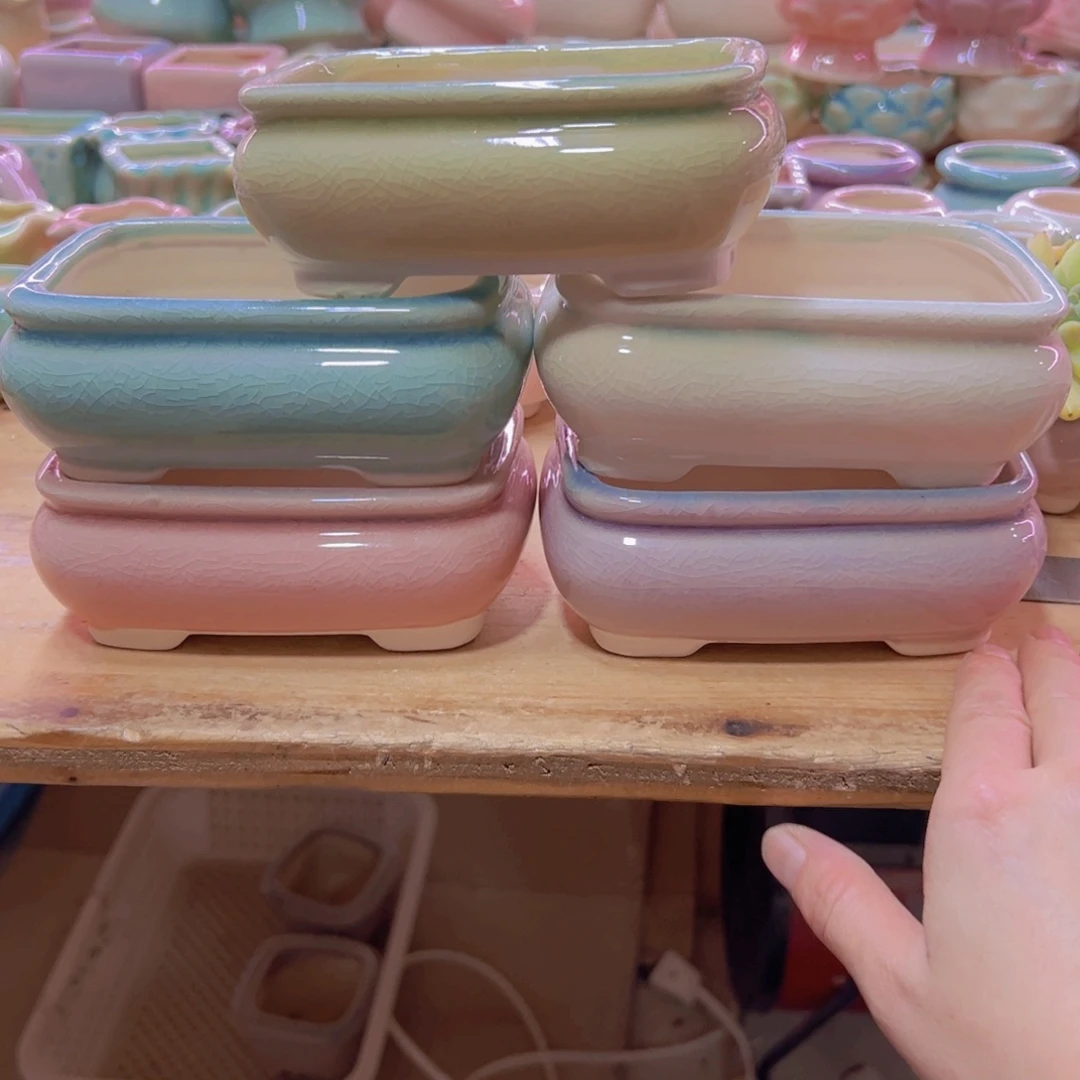 陶瓷花盆当场凑满12包邮