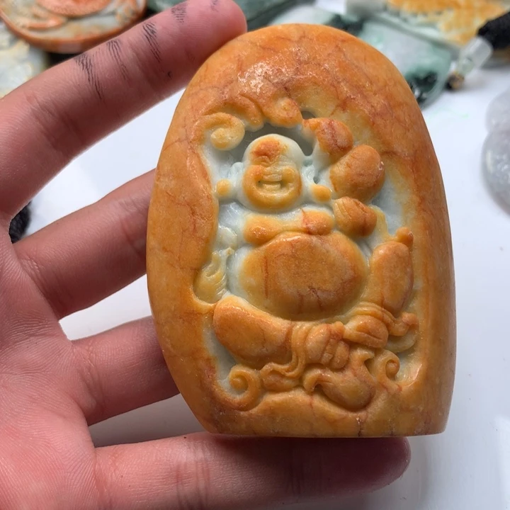 翡翠未镶嵌颈饰保真天然a货翡翠