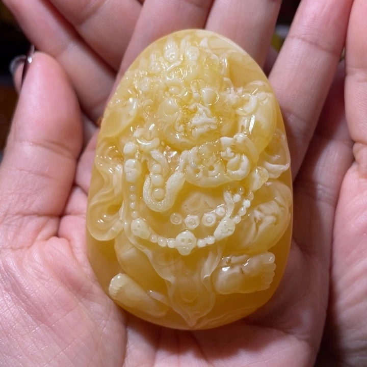 琥珀吊坠(不含链)未镶嵌