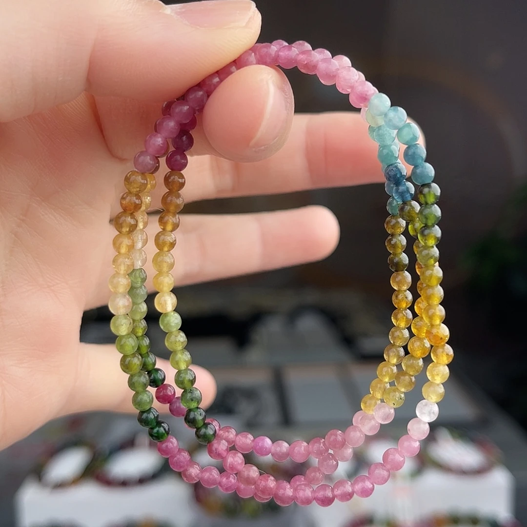 未镶嵌碧玺碧玺3mm
