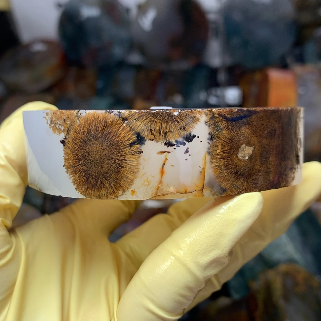 孟***霞定制玛瑙定制玛瑙手镯61圈口不退不换