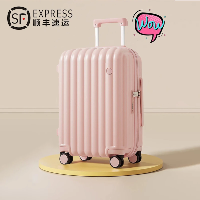 防爆拉链行李箱学生高颜值拉杆箱多功能可充电密码箱静音万向轮