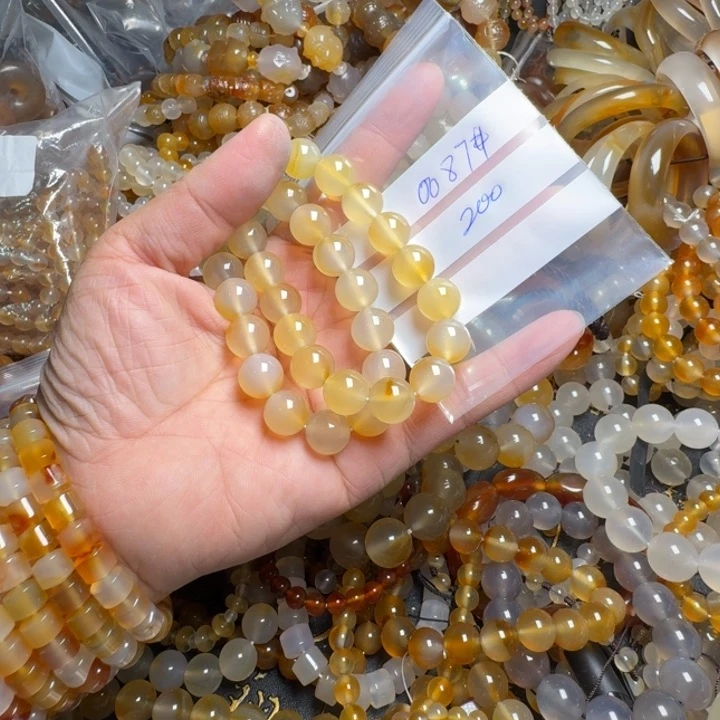 玛瑙/玉髓颈饰未镶嵌象**茶0087