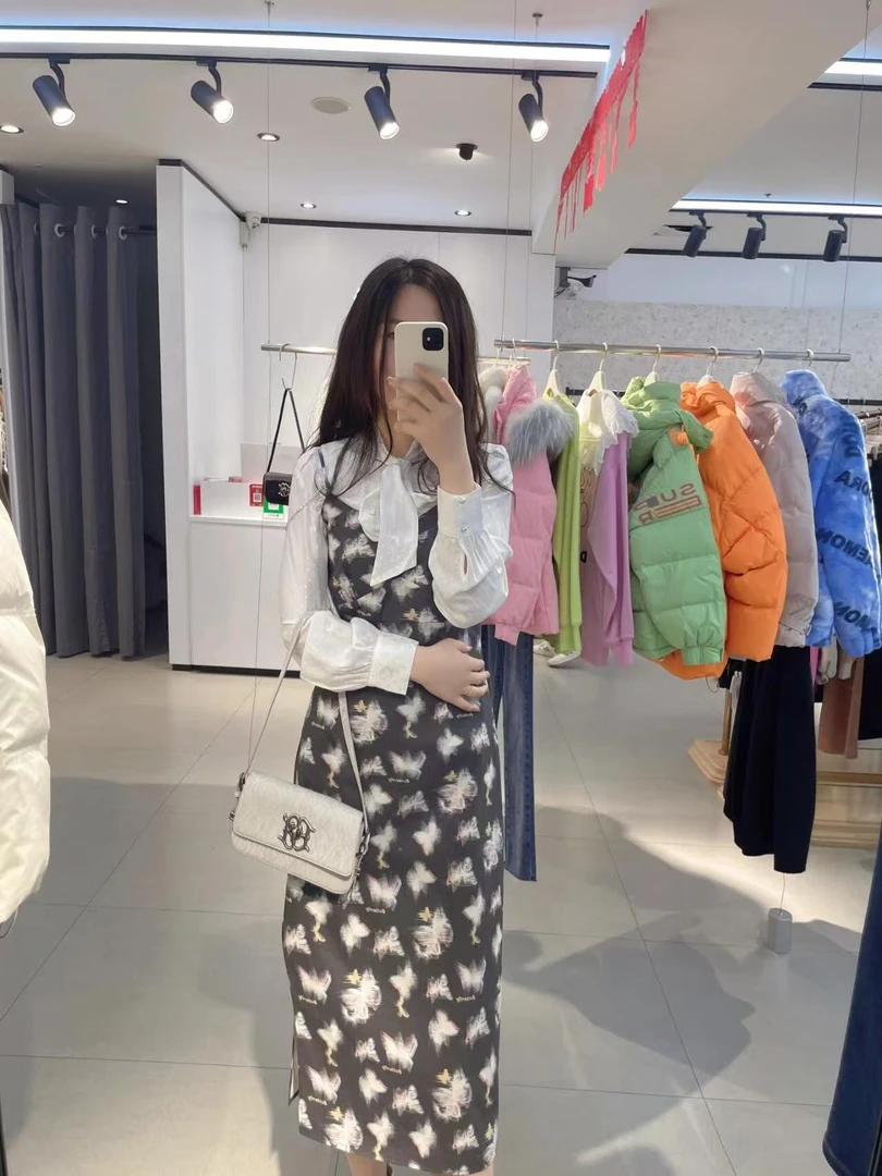 999【0352】主题纹样吊带裙（不含配饰）