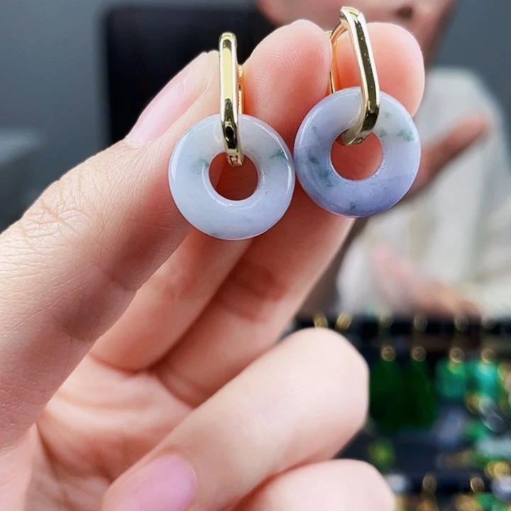 翡翠耳饰未镶嵌饰品