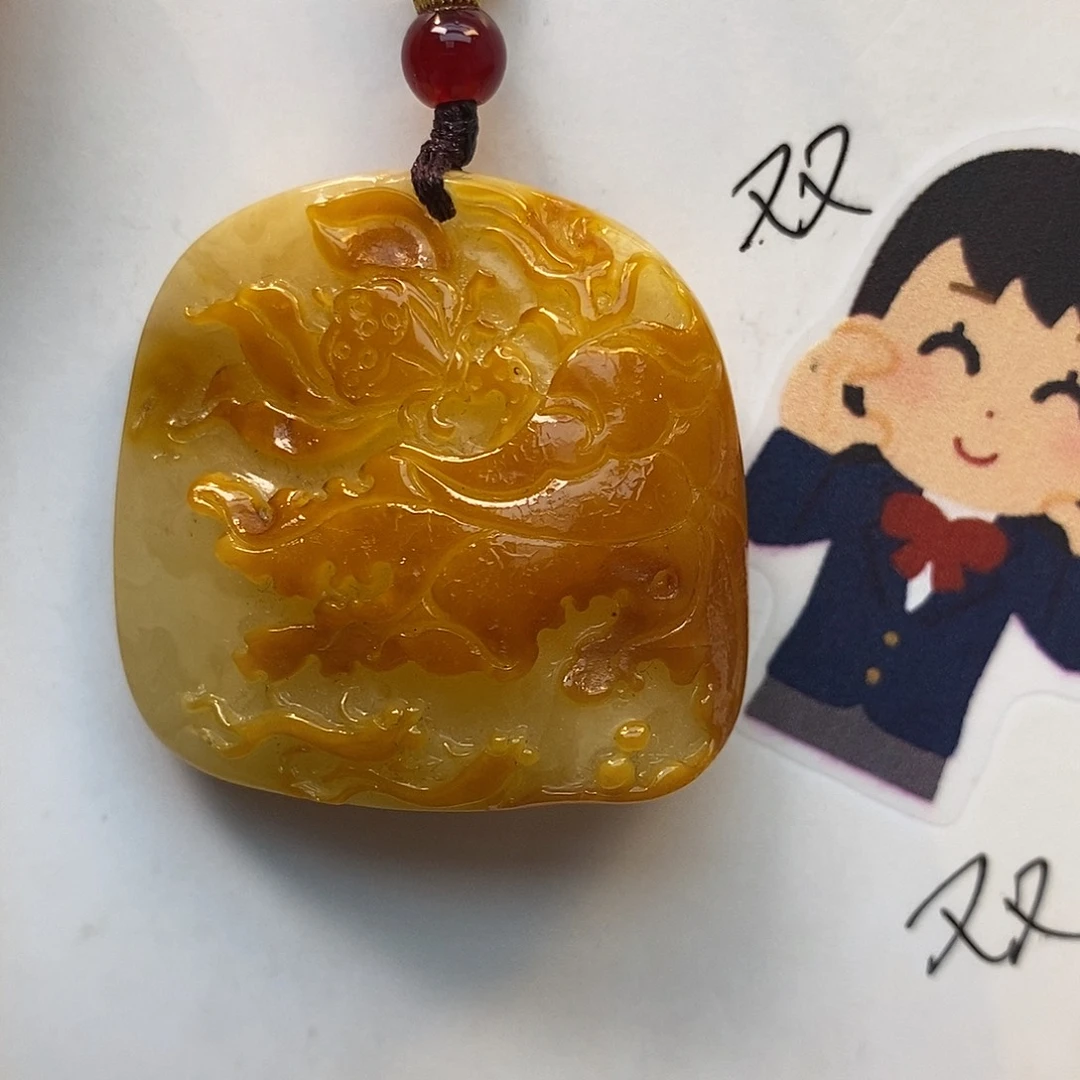 未镶嵌定制琥珀喜上眉梢