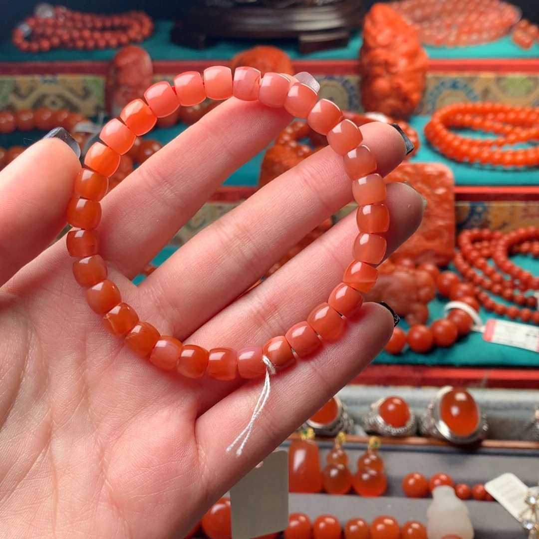 未镶嵌手串南红玛瑙