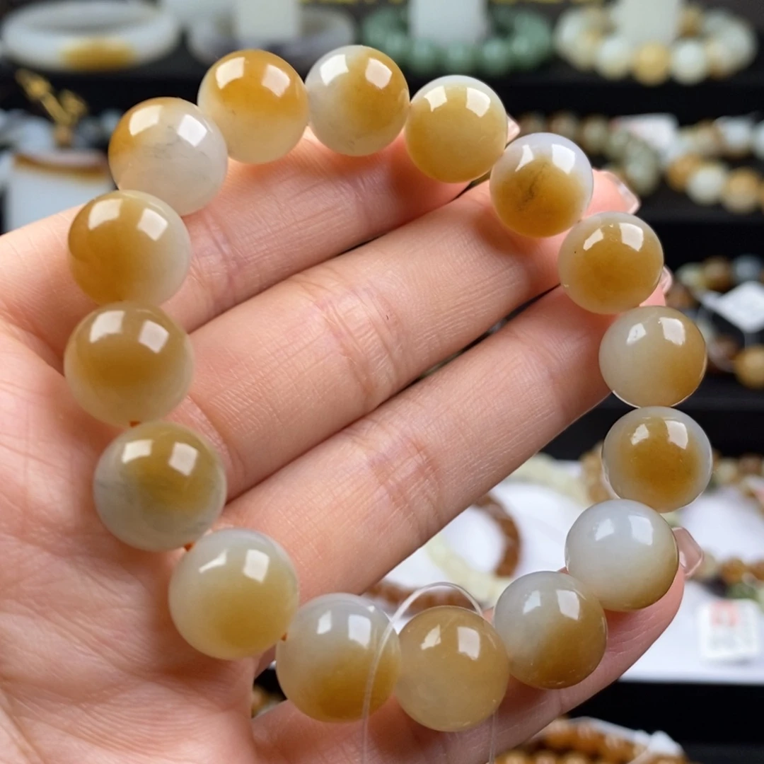 和田玉手串未镶嵌