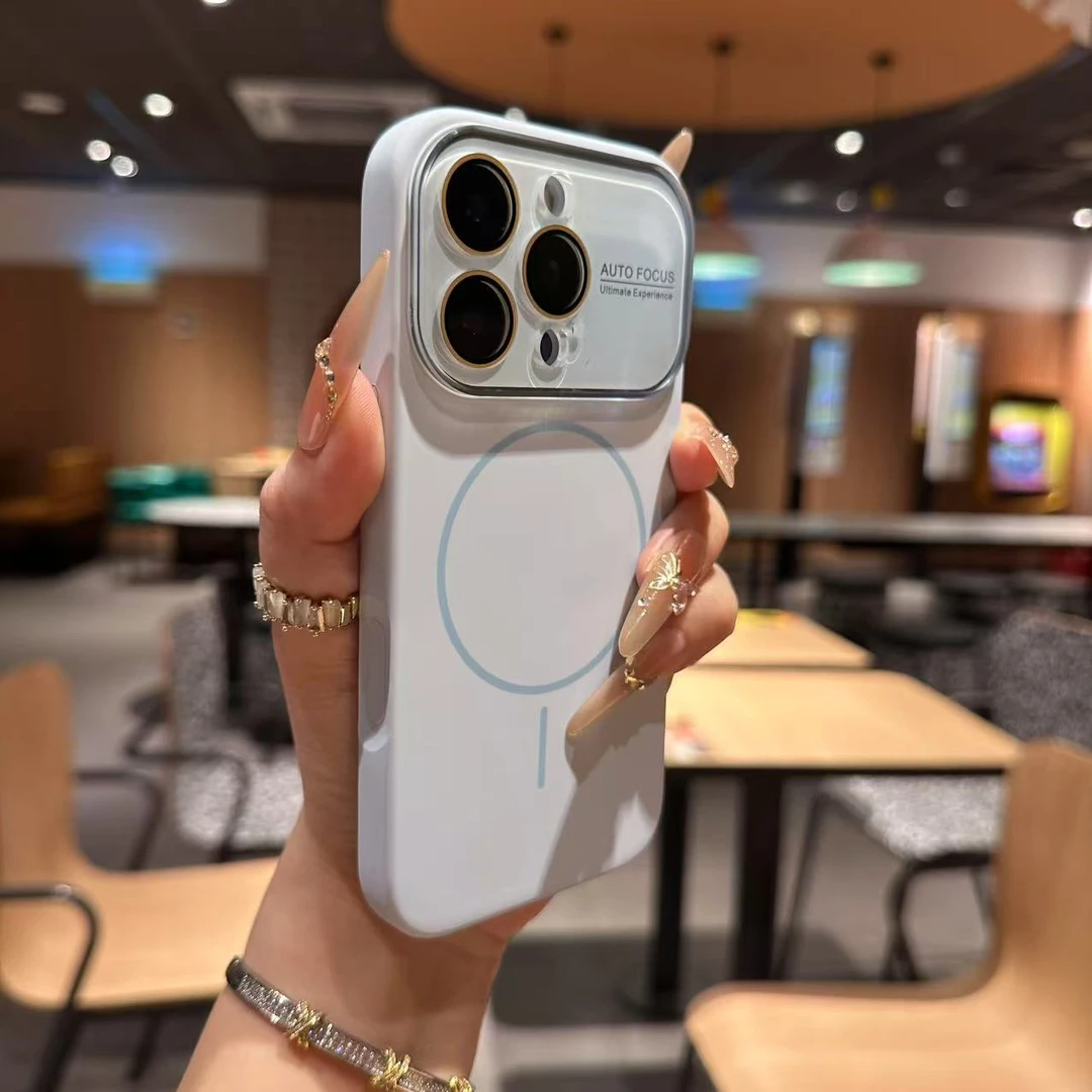大视窗磁吸一体AI拍照按键适用苹果16/15/14/13手机壳