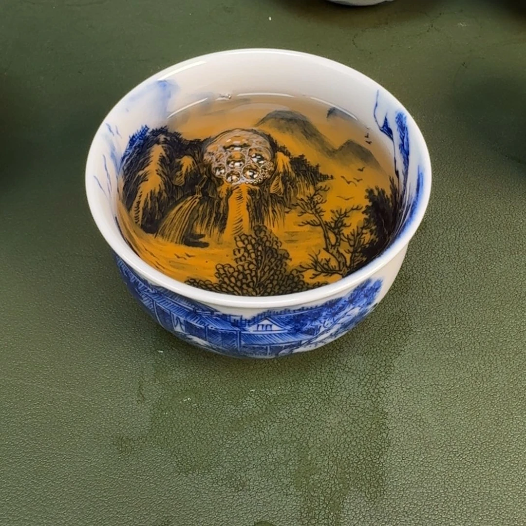 陶景德镇纯手绘茶具圆圆201