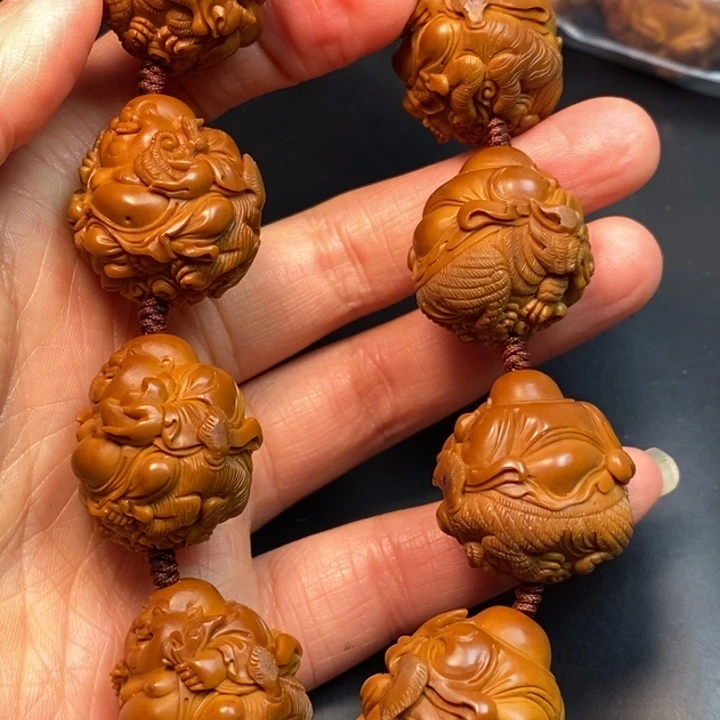 天***勤橄榄核手串/手链弥勒手串